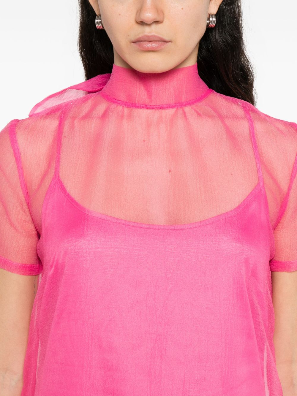 Calluna ruffled short-sleeved maxi dress - 5