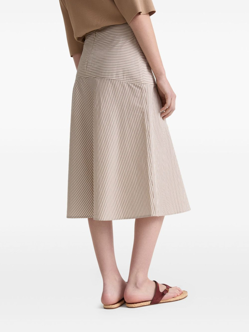 cotton A-line skirt 4