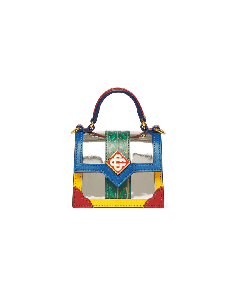 Chrome Laurel Micro Jeanne Bag | Casablanca Paris 1