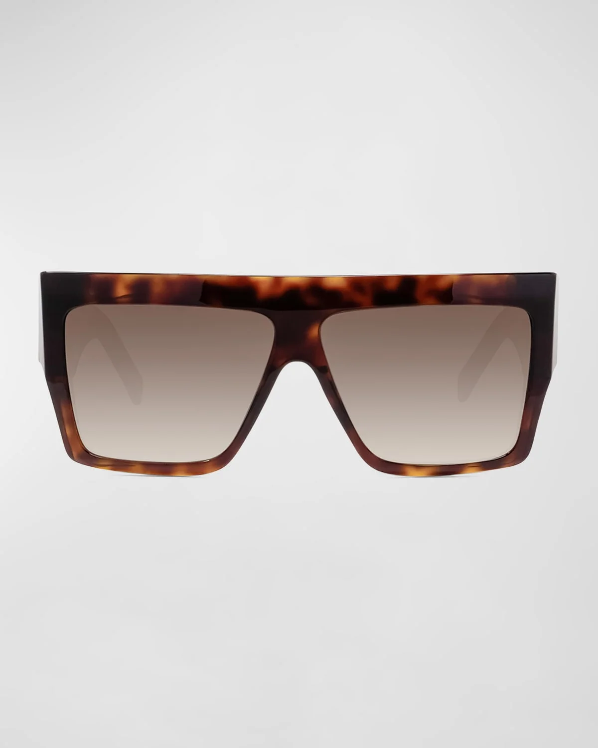 Chunky Rectangle Acetate Sunglasses - 1