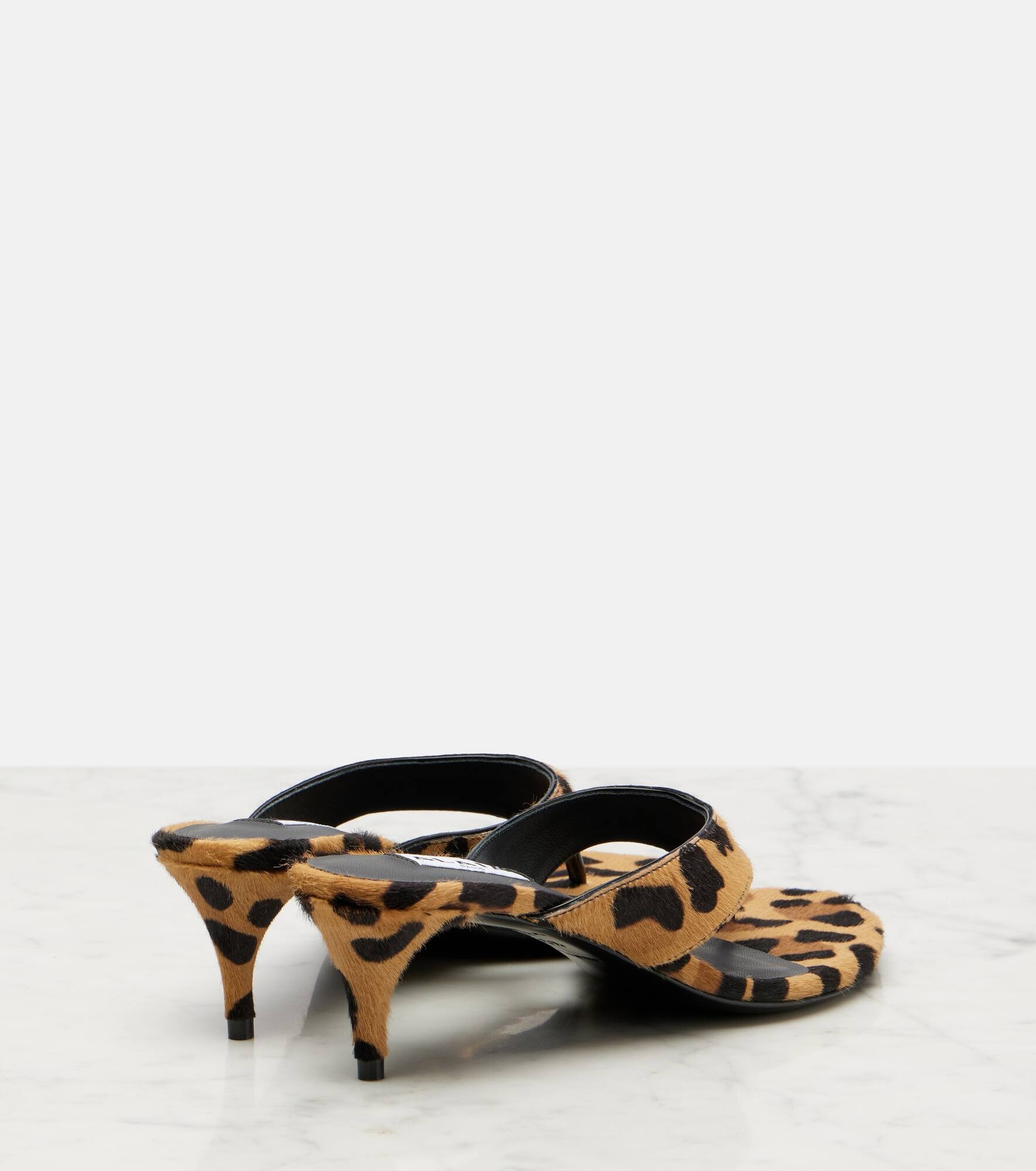 Infradito 55 calf hair thong sandals - 2