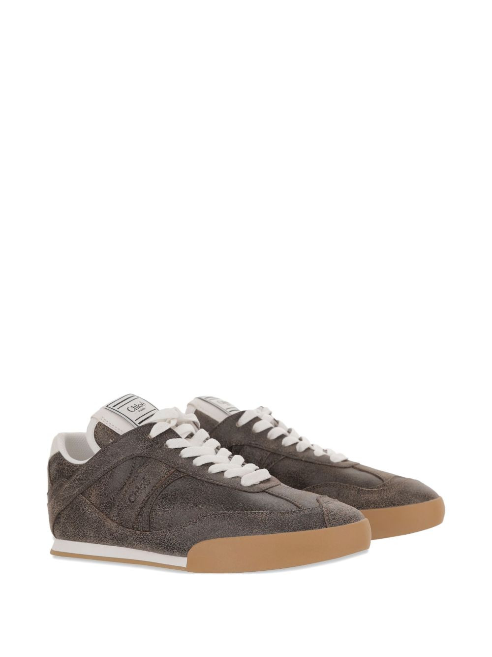 panelled sneakers - 2