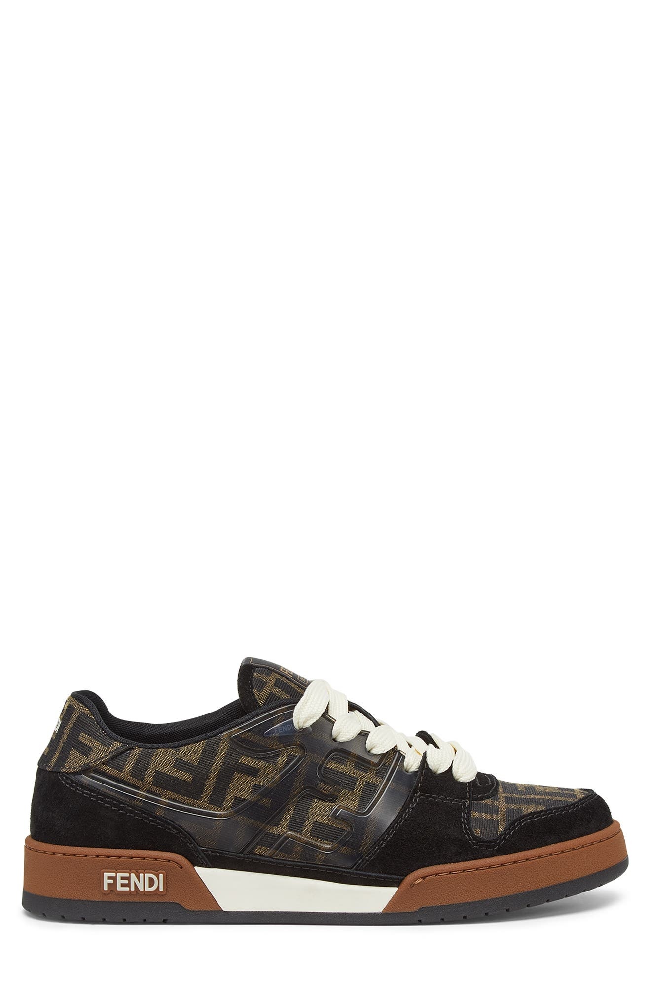 Fendi FF Match Sneaker in Nero/Tobacco at Nordstrom - 2