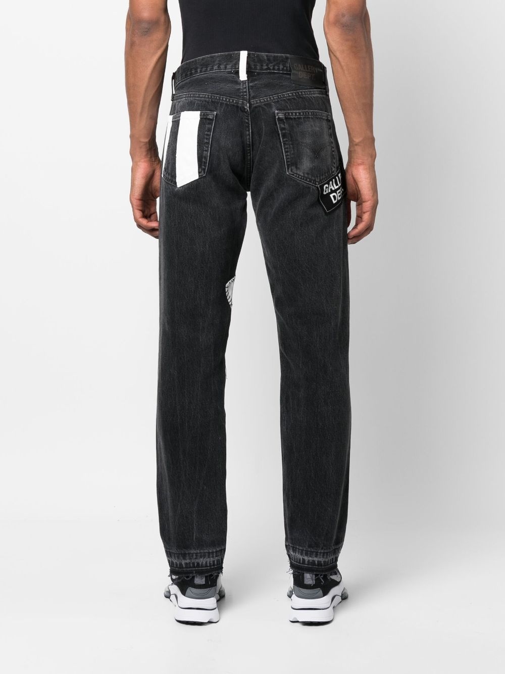 mid-rise straight-leg jeans - 4