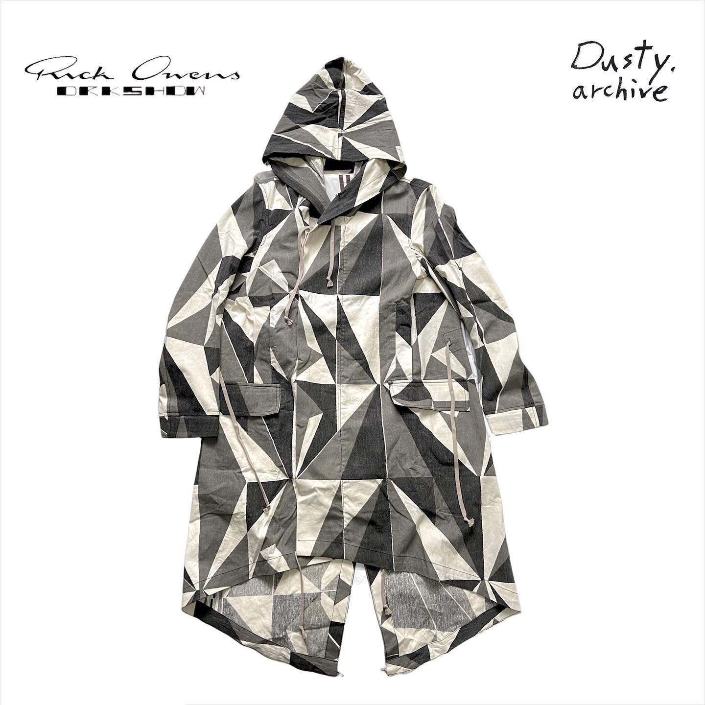 Rick owens BWNT drkshdw camo fishtail parka coat - 4