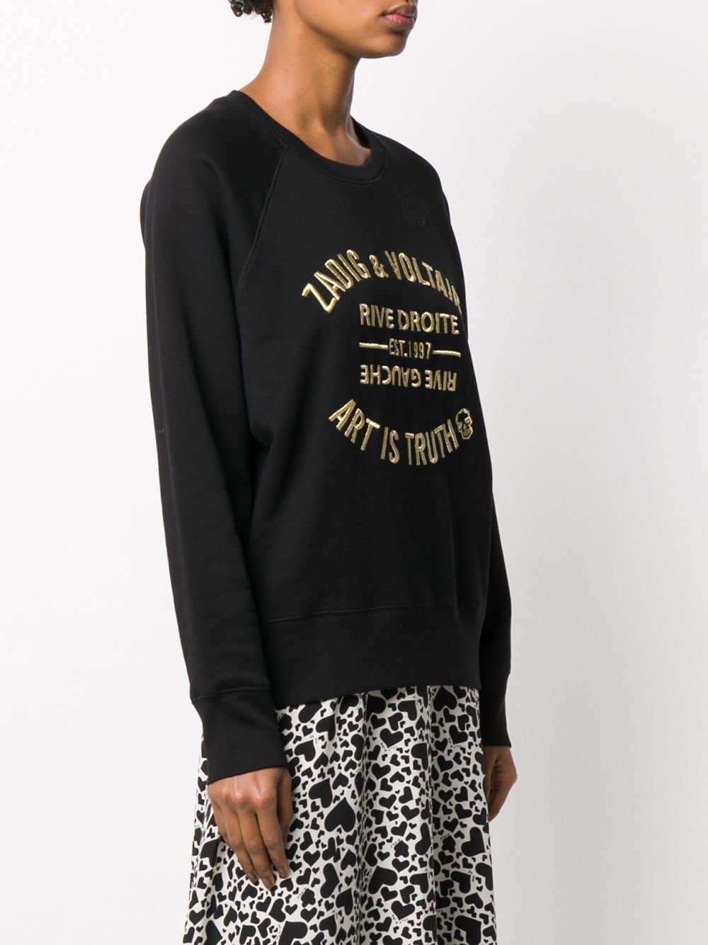 Art Is Truth embroidered sweatshirt - 3