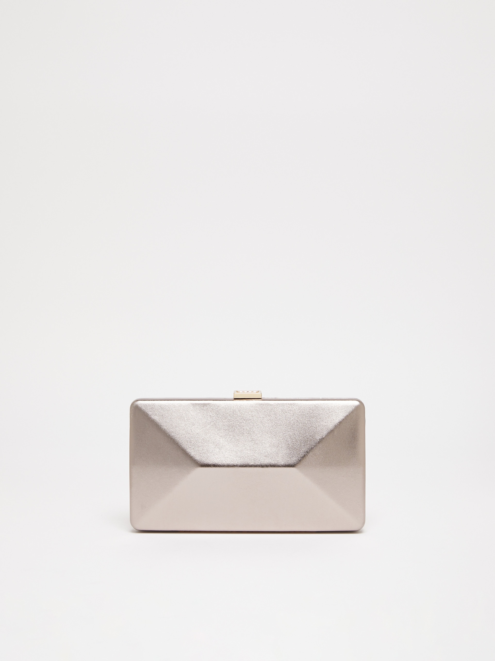 SHELL Laminated Nappa leather clutch - 1
