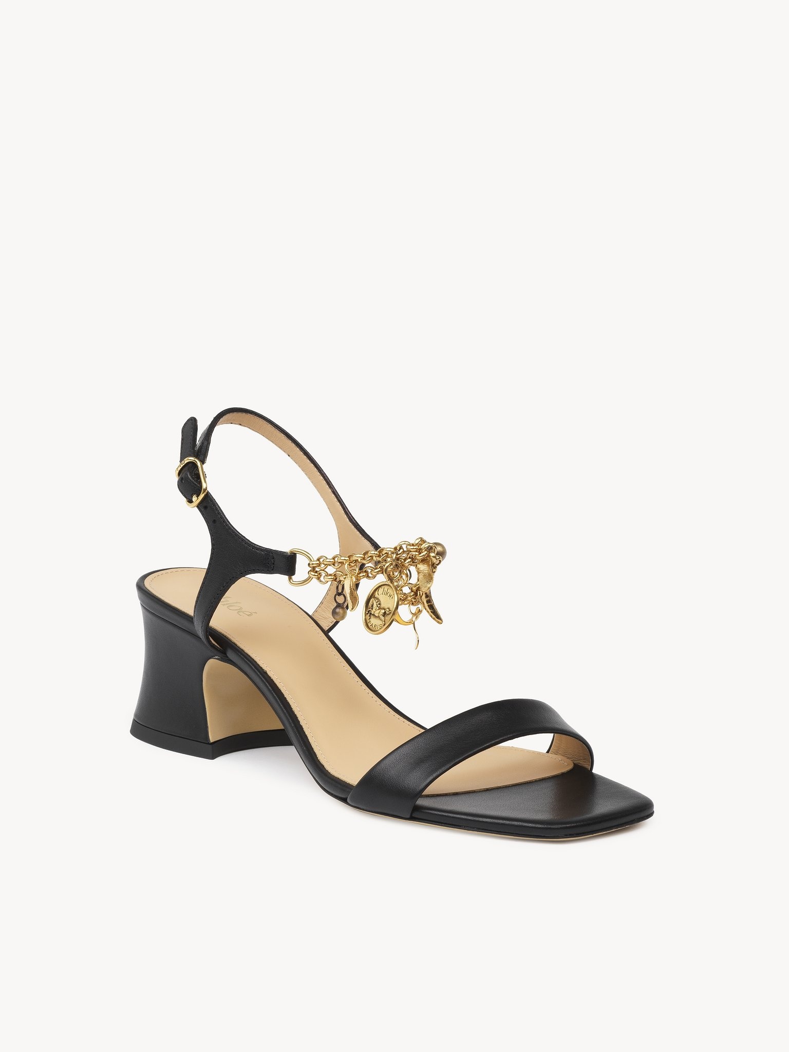 CHLOÉ CHARMS HEELED SANDAL - 3