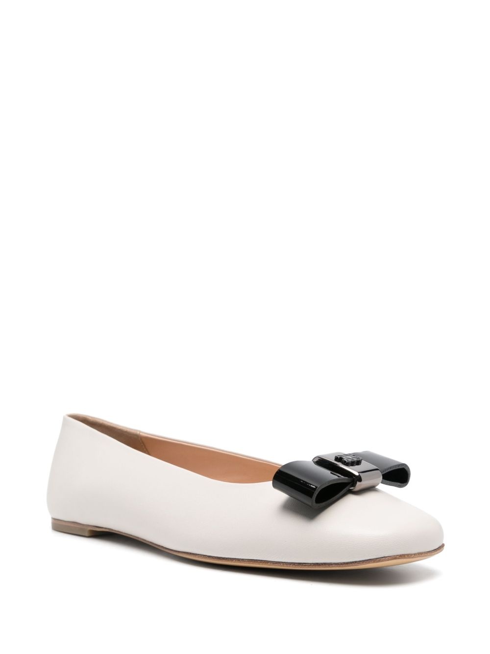 logo-plaque ballet flats - 2
