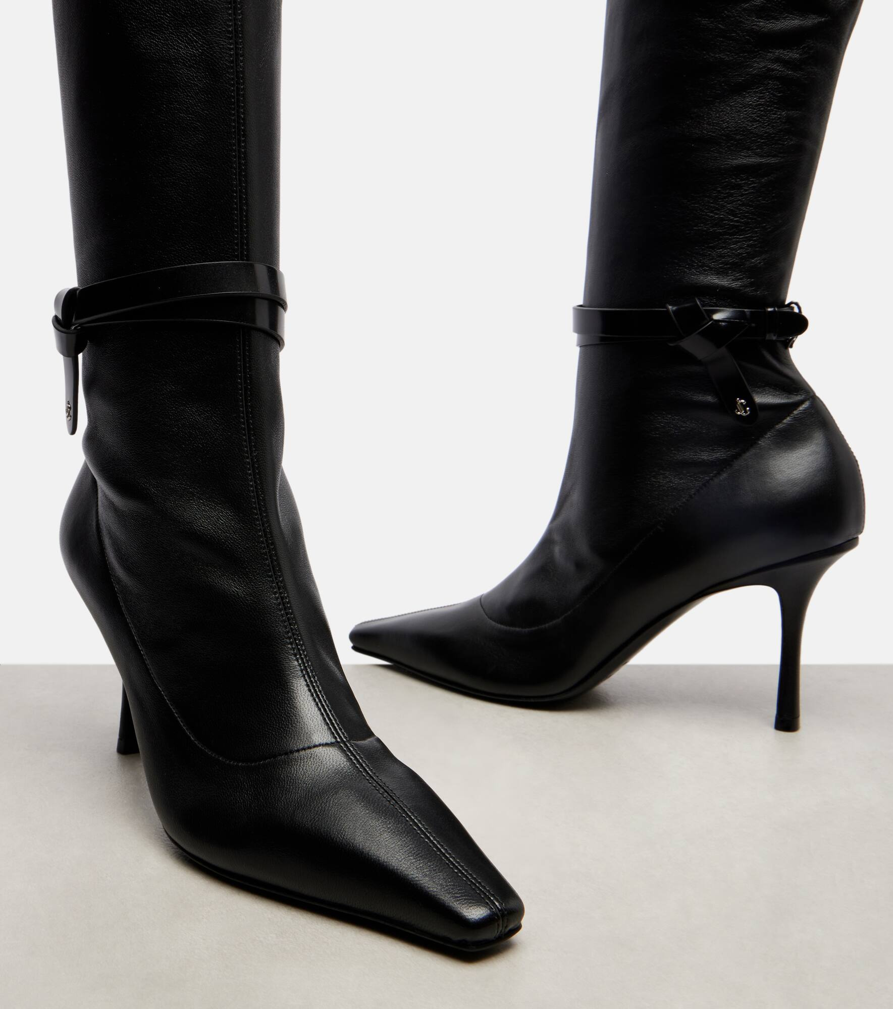 Camie 85 leather over-the-knee boots - 5