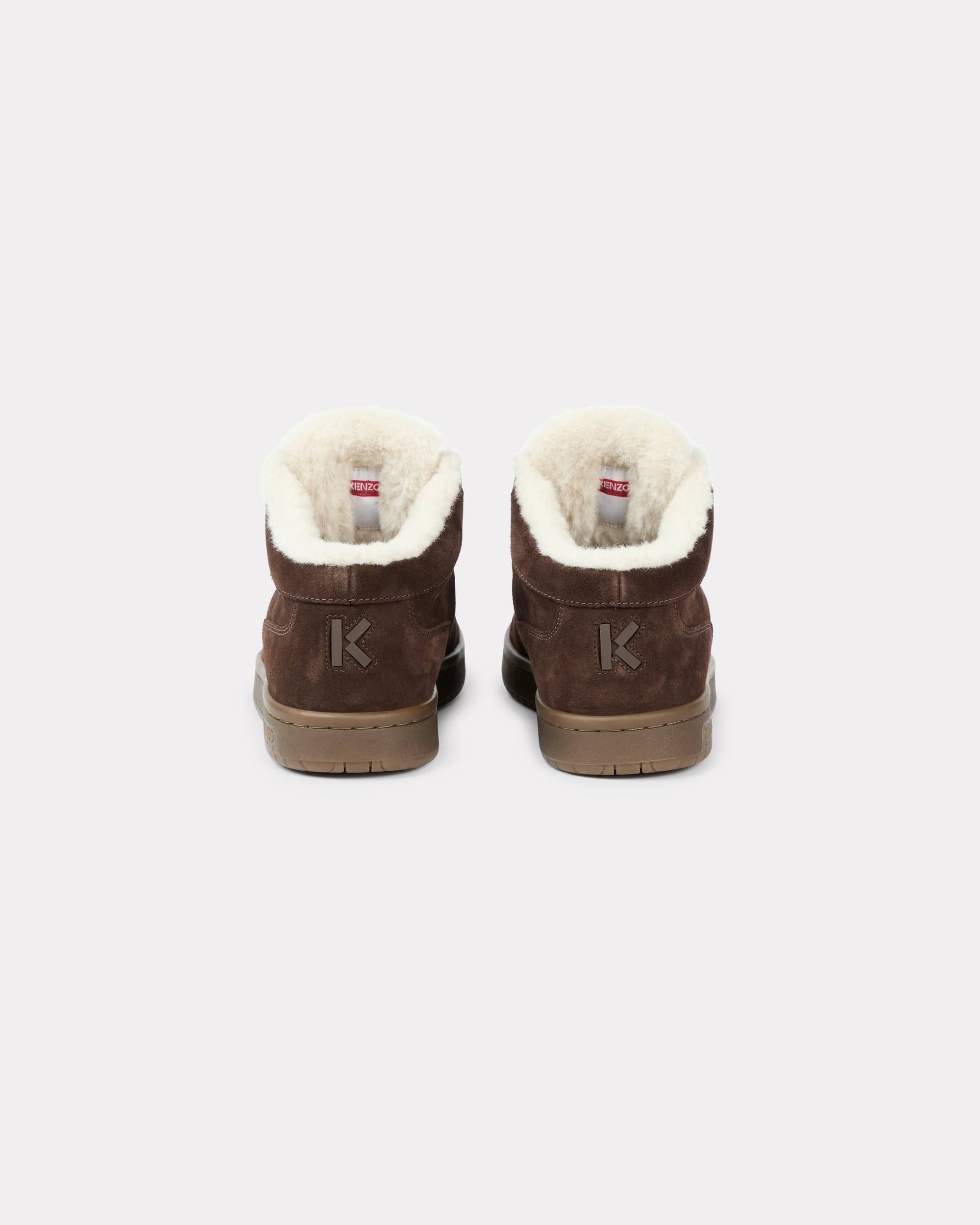 'KENZO-Dome' sneakers in suede and shearling - 2