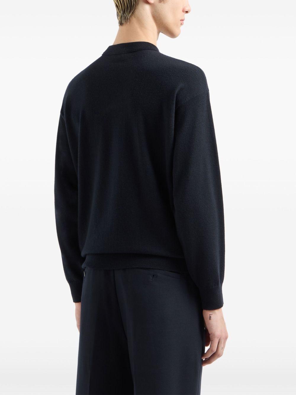 colour-block virgin-wool jumper - 3