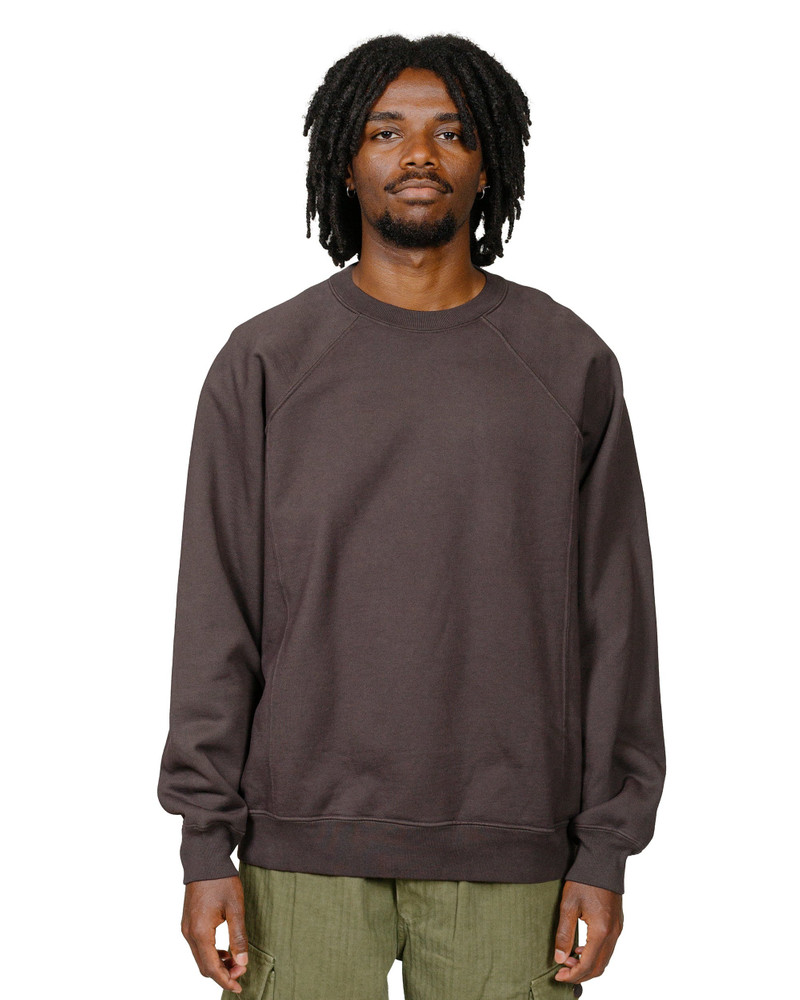 LADY WHITE CO. Heavy Gusset Crewneck Tire Black outlook