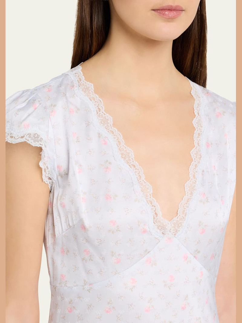 Theodore Silk-Blend Floral Maxi Dress 5