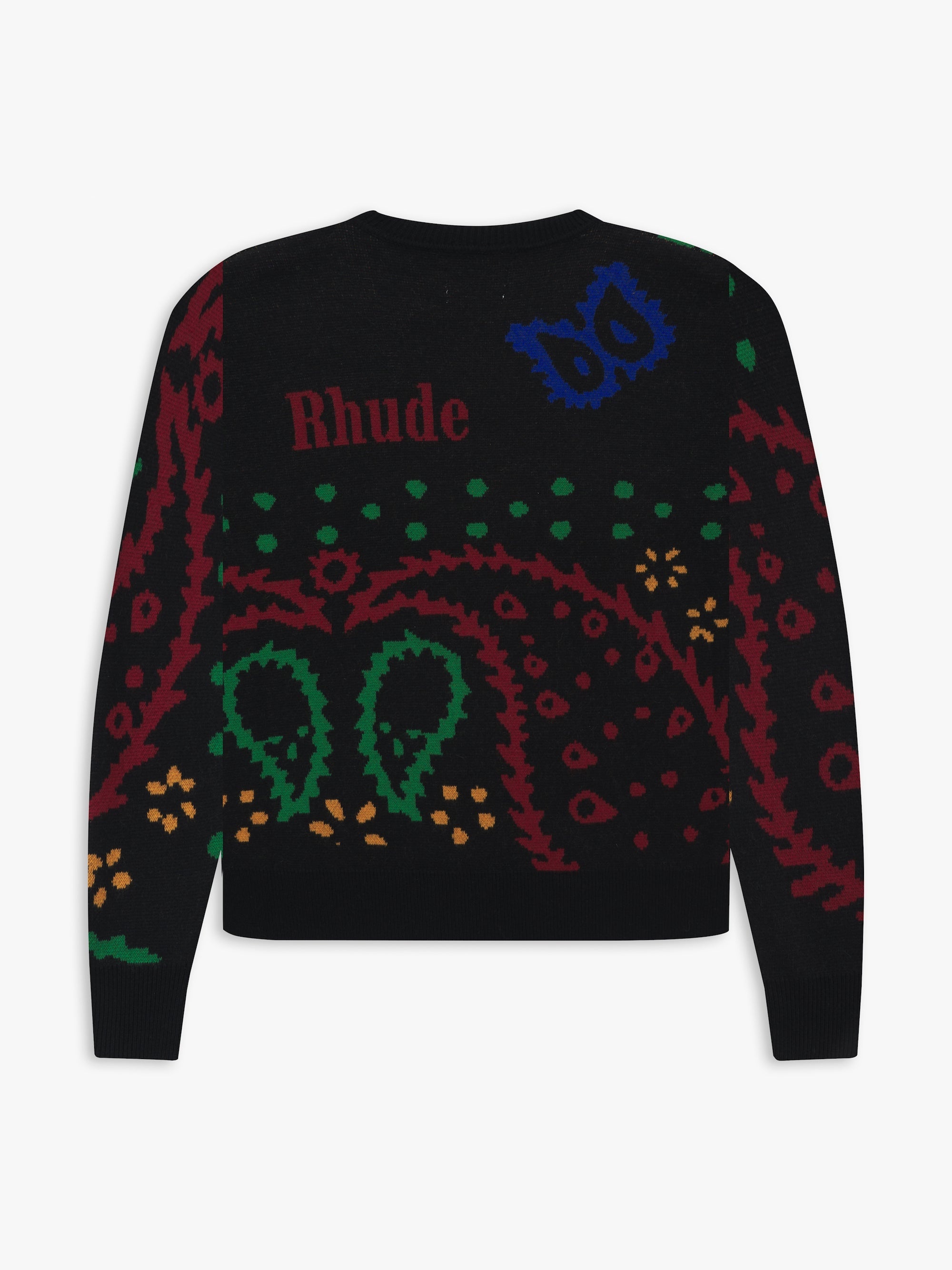 BANDANA KNIT CREWNECK - 2