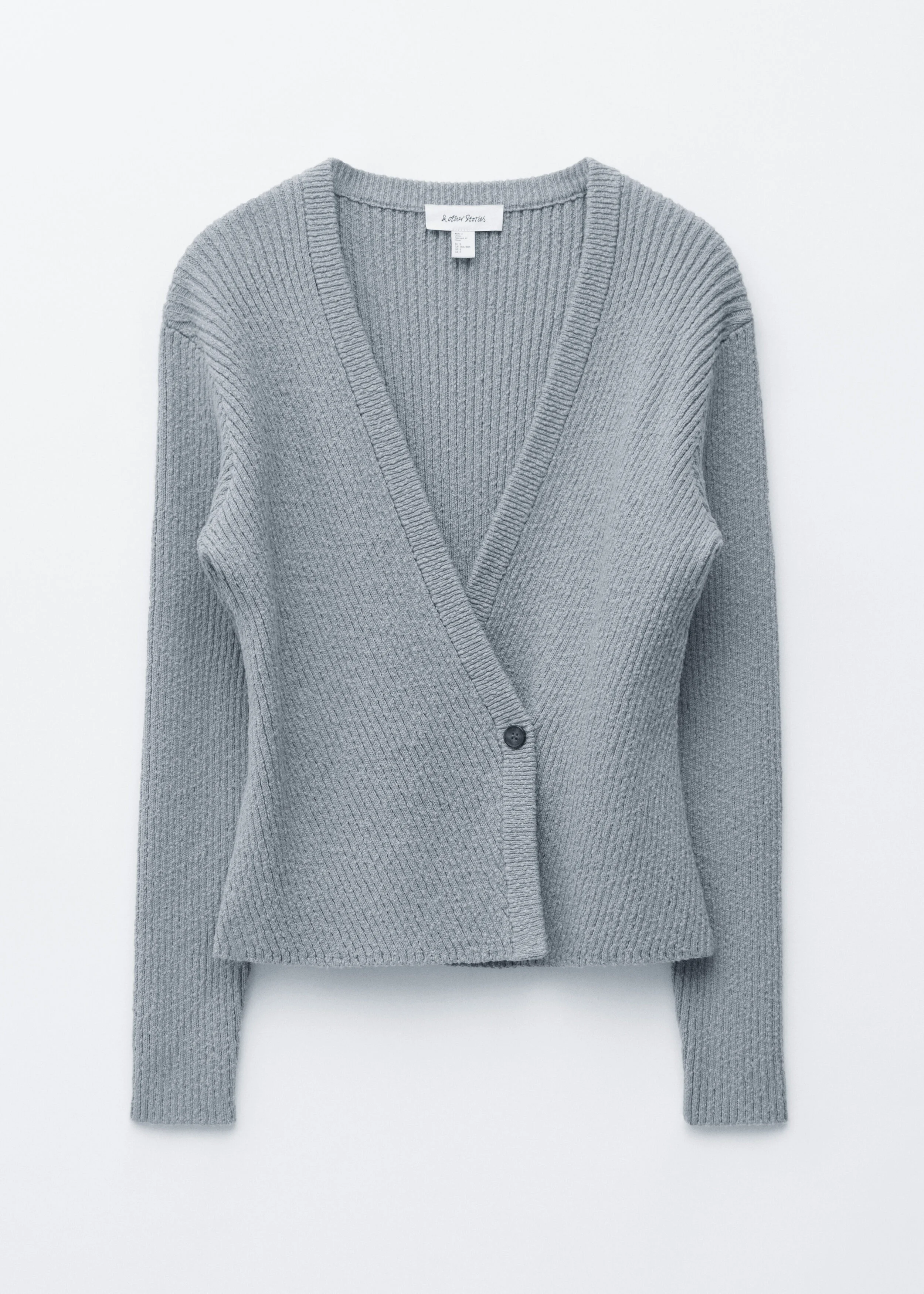 Ribbed Cardigan - 1