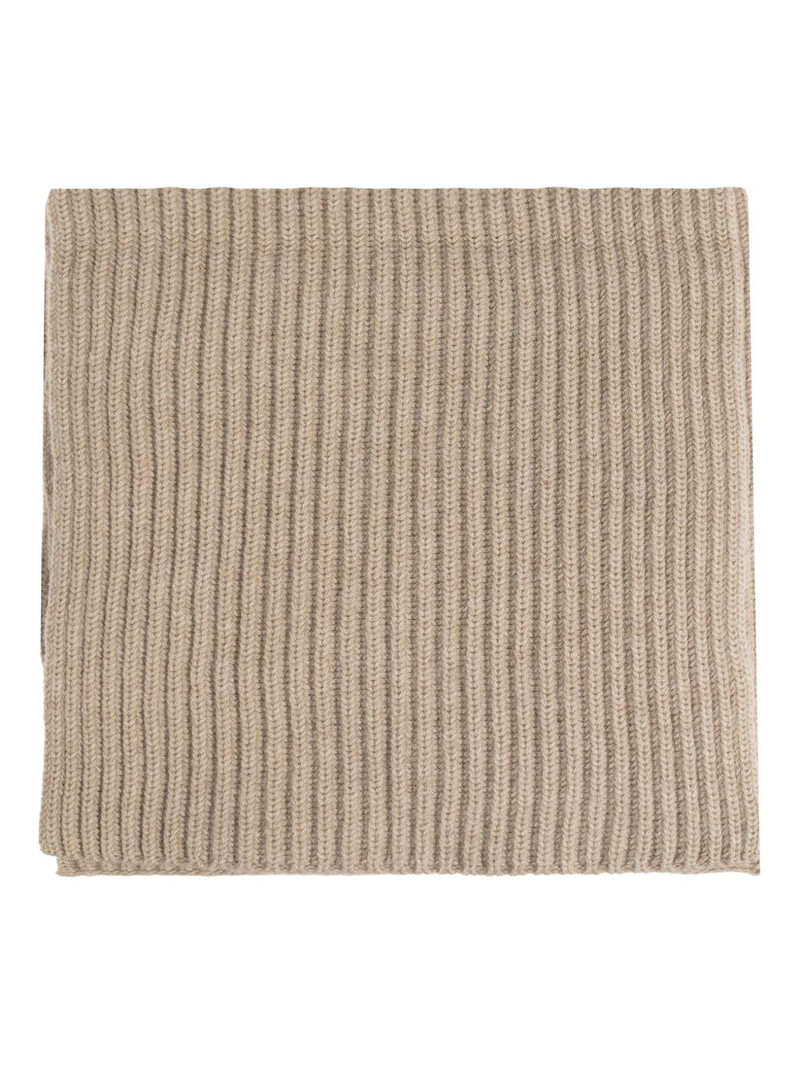 ribbed wool scarf 1