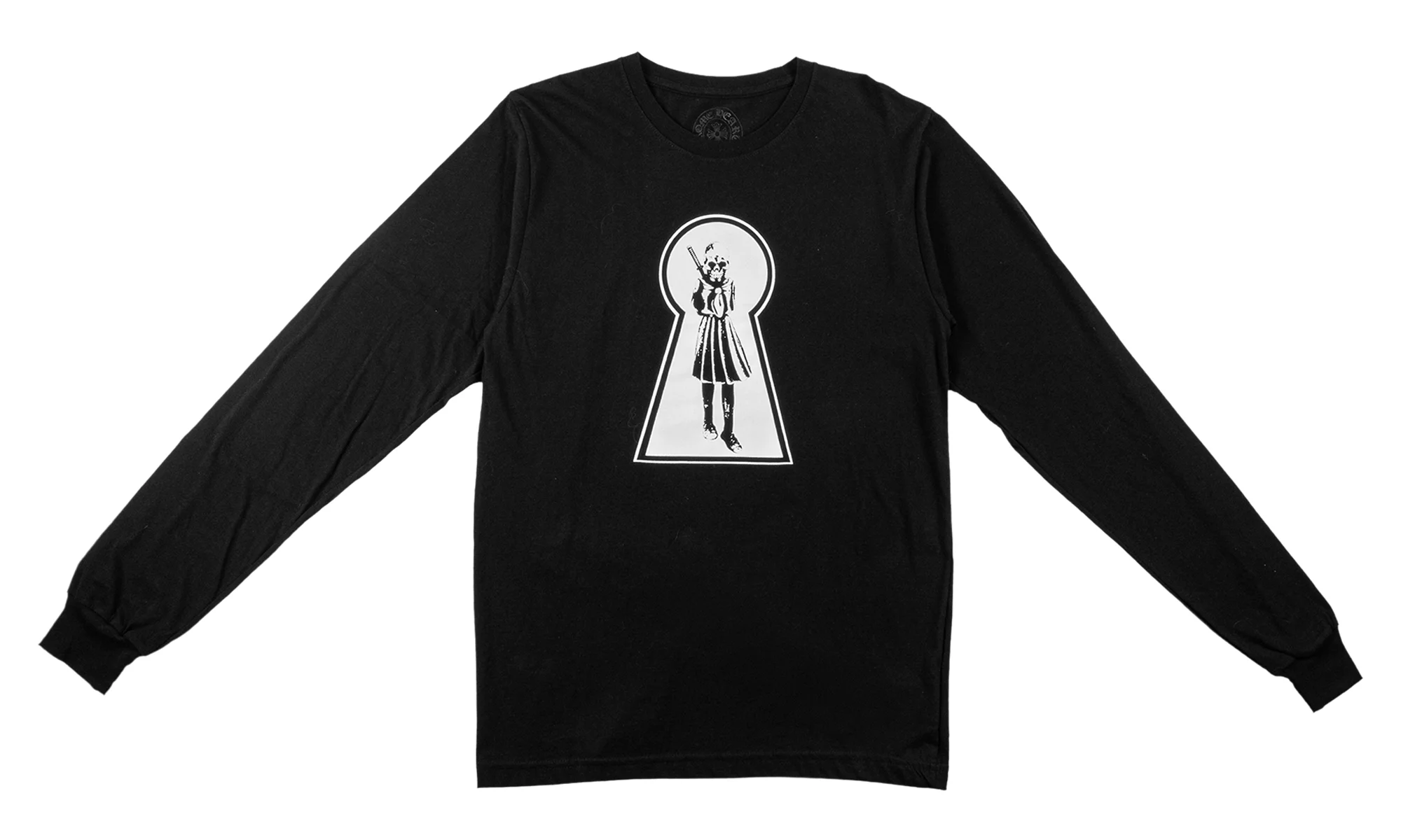 Foti Keyhole Long Sleeve Tee "Black" CHRM1814 - 1