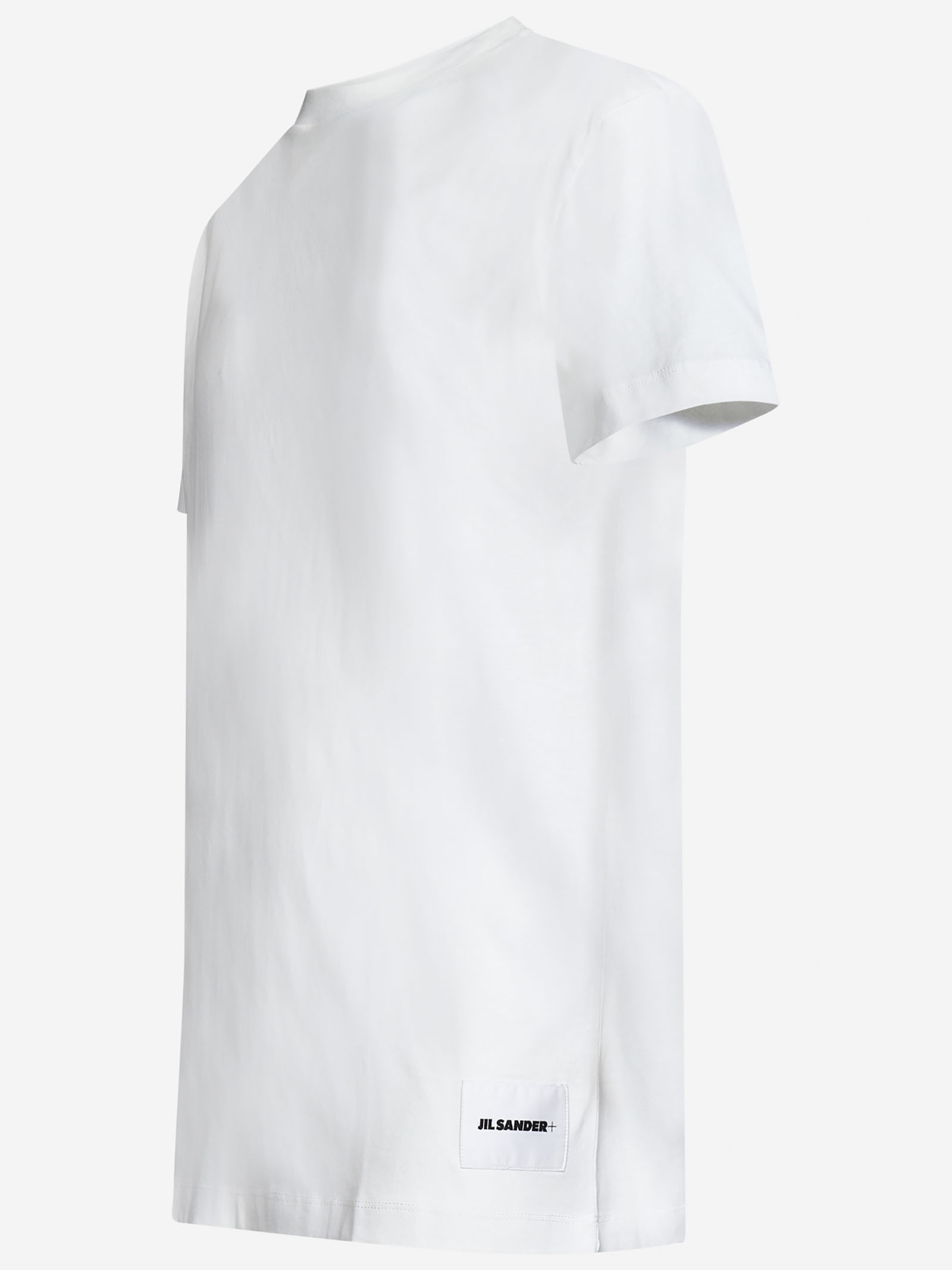【Jil Sander】 Organic Cotton T-Shirt Set Whit(3 Pack) 3-Pack Short-Sleeved T-Shirt Set Man | Jil Sander Official