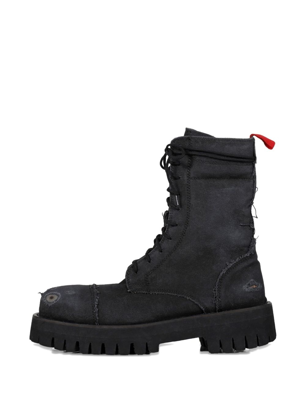 distressed-effect boots - 3