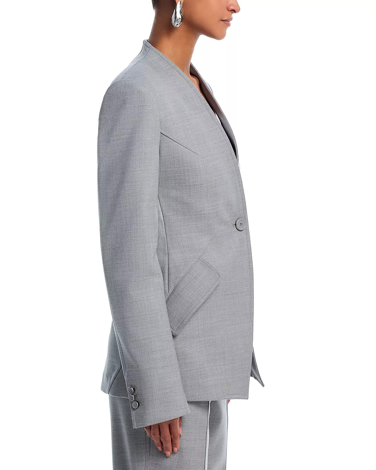 Apex Sculpted Single Button Blazer - 4
