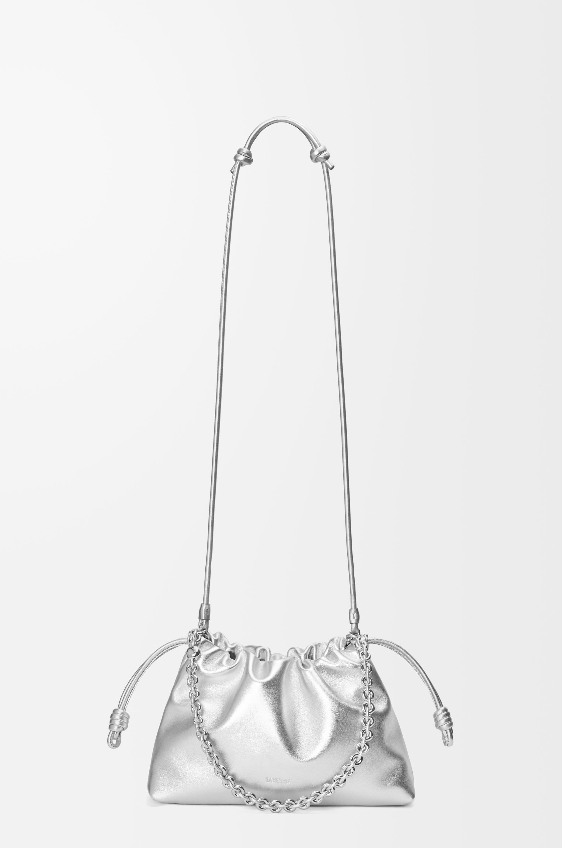 Medium Flamenco purse in laminated lambskin - 9