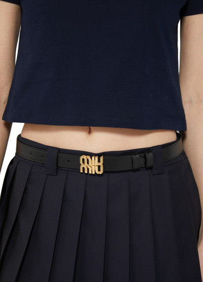 Miu Miu Belt with logo buckle outlook