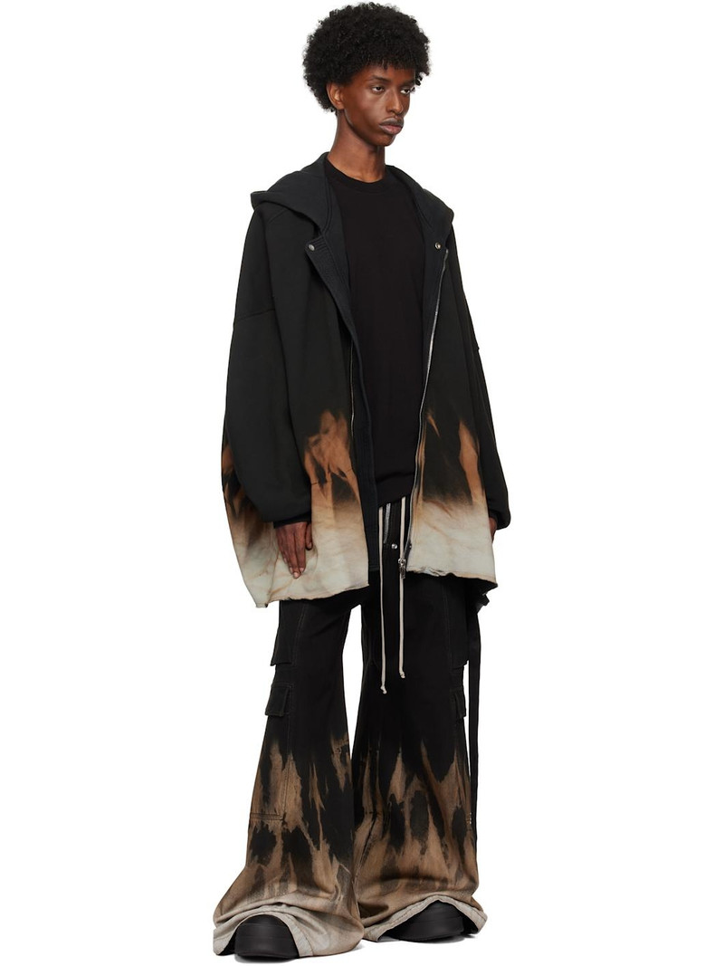 Rick Owens DRKSHDW Black Porterville Jumbo Sun Hoodie outlook