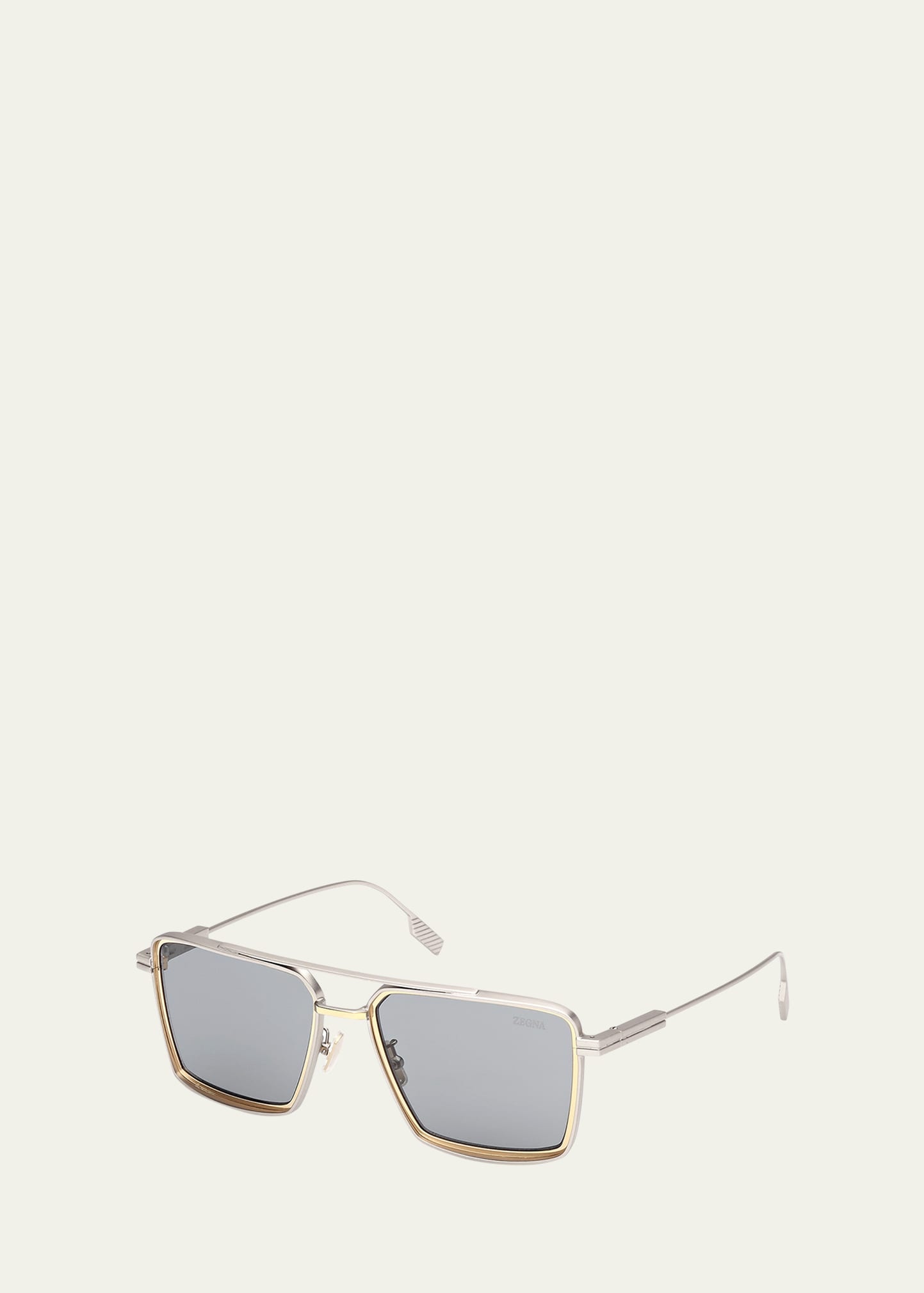 Men's Metal Aviator Sunglasses - 2