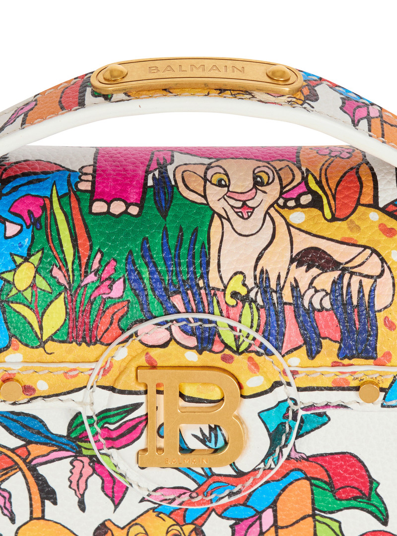 Disney x Balmain: The Lion King - B-Buzz Dynasty Small bag in Enfant Précoce print 7