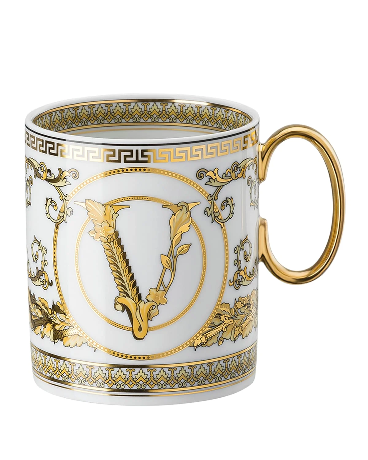Virtus Gala White Mug With Handle - 1