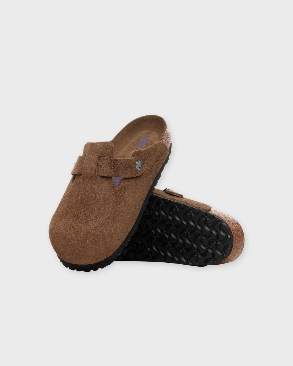 Sandal Boston Soft Footbed Dark Teal Ljusbrun - 4