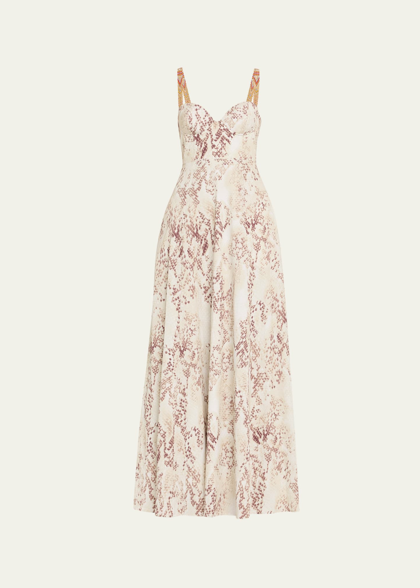 Sutton Snake Maxi Dress - 1