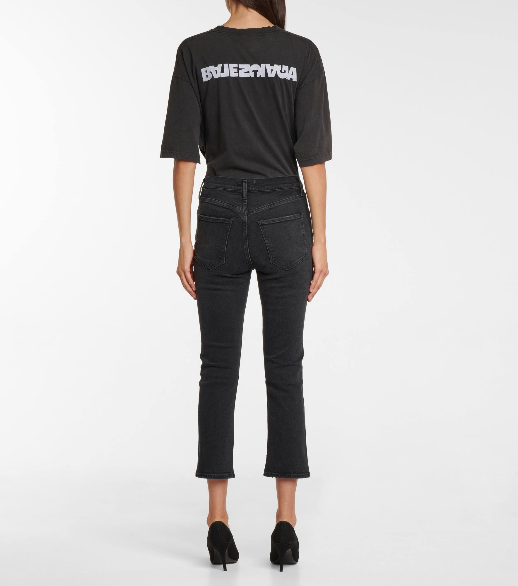 Riley high-rise cropped slim jeans - 3