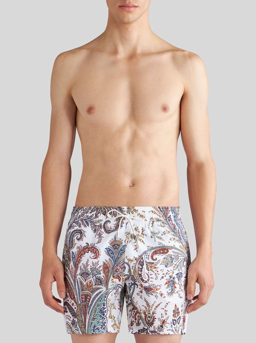 PAISLEY SWIM SHORTS - 2