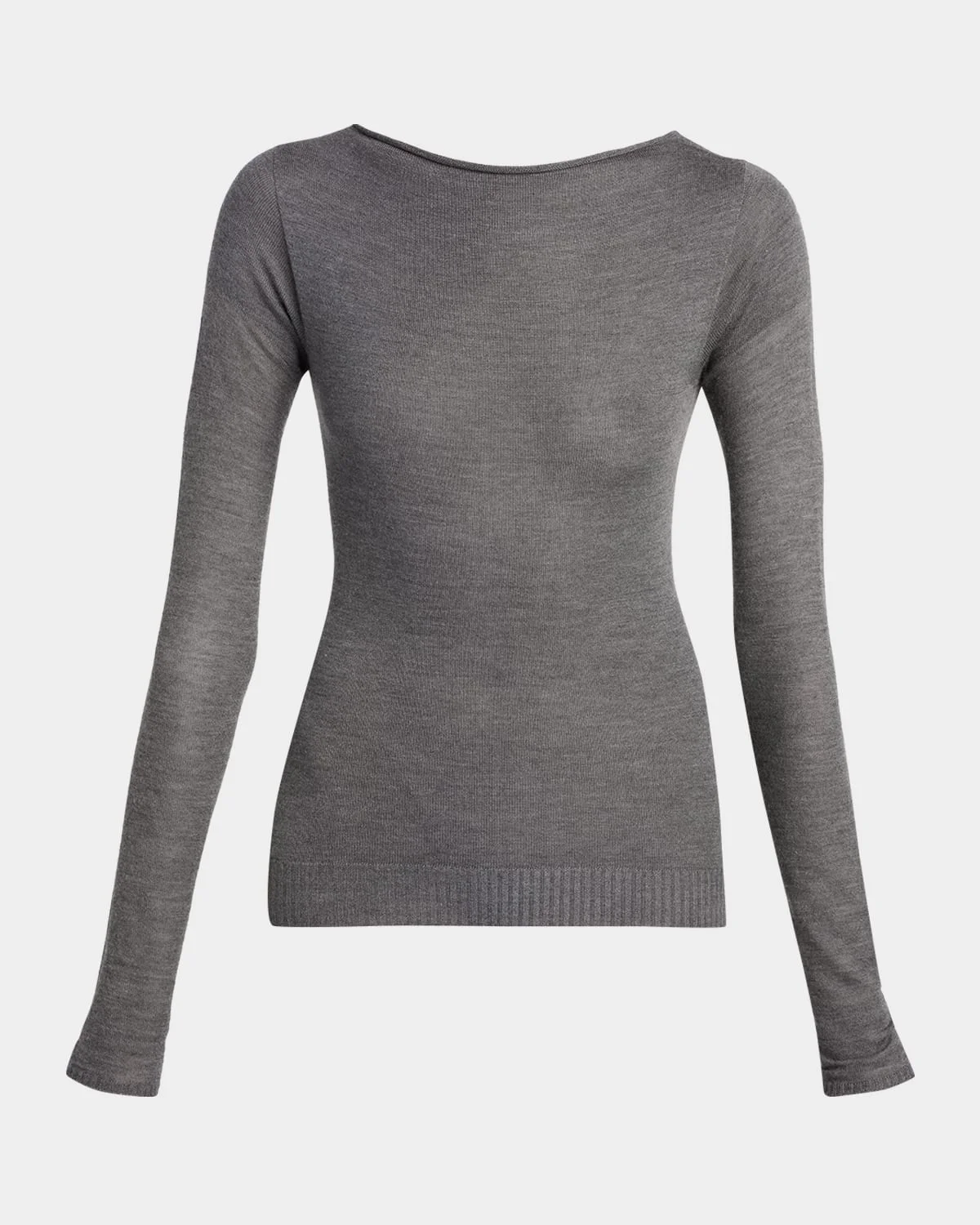 Cashmere Semi-Sheer Sweater - 1