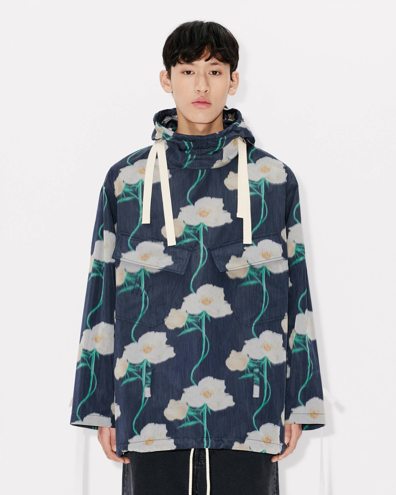 'KENZO Archive Rose' military parka in technical taffeta 3