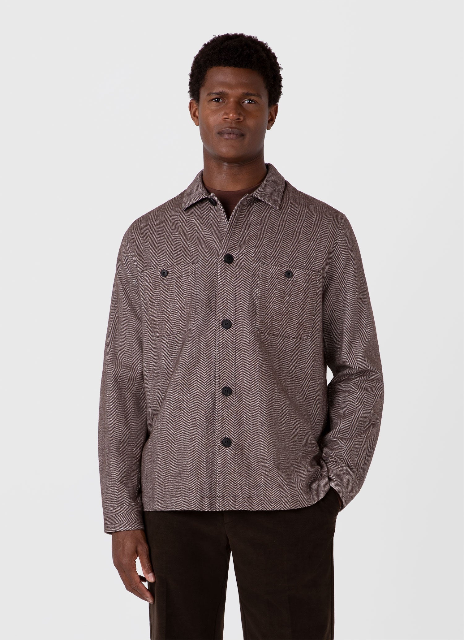 Herringbone Overshirt - 2