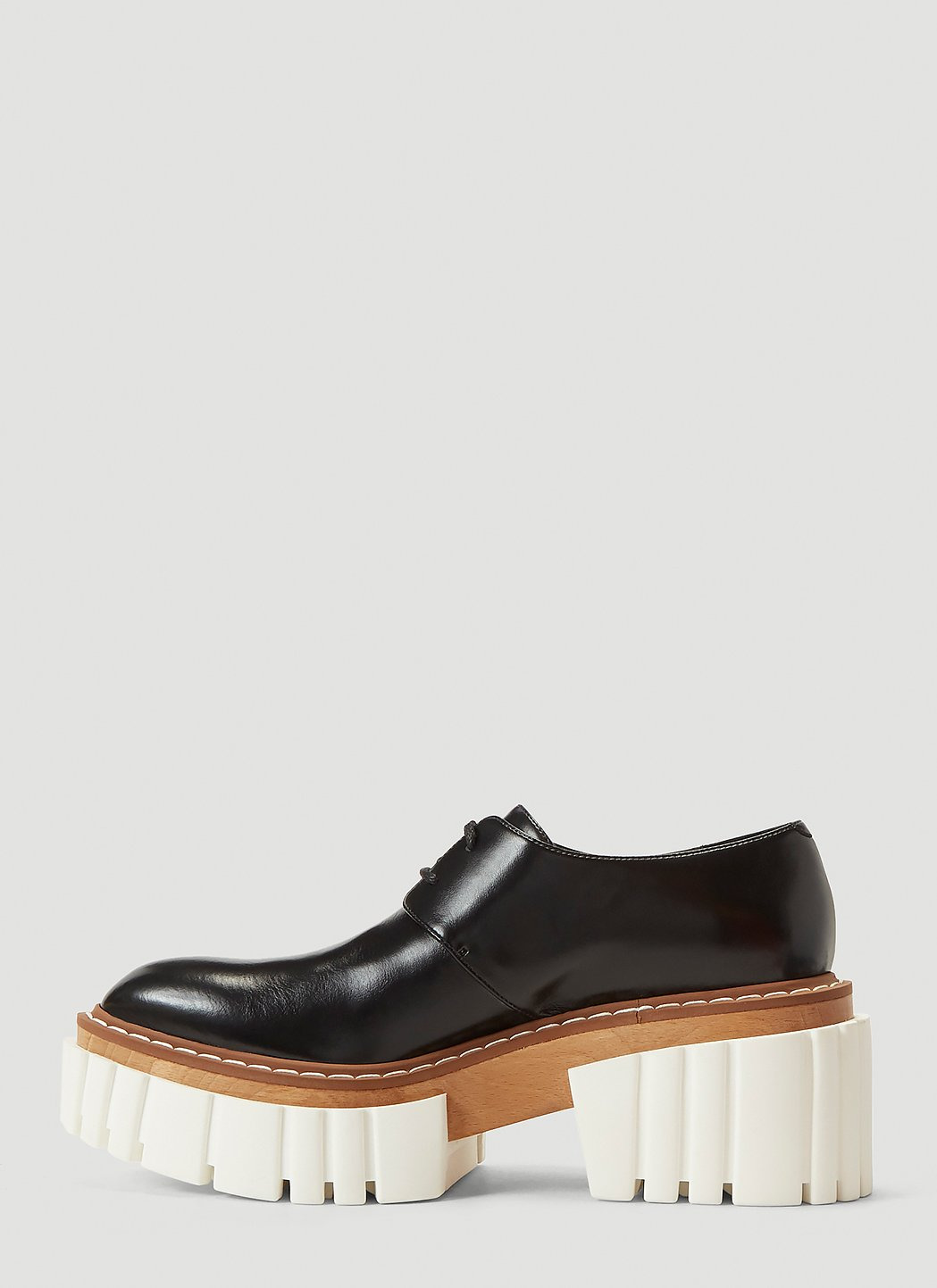 Stella Mccartney Women Emilie Faux-Leather Platform Shoes - 3