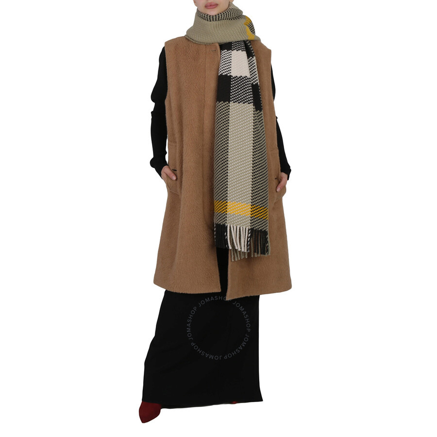 Burberry Hunter Check-Pattern Wool Scarf - 3