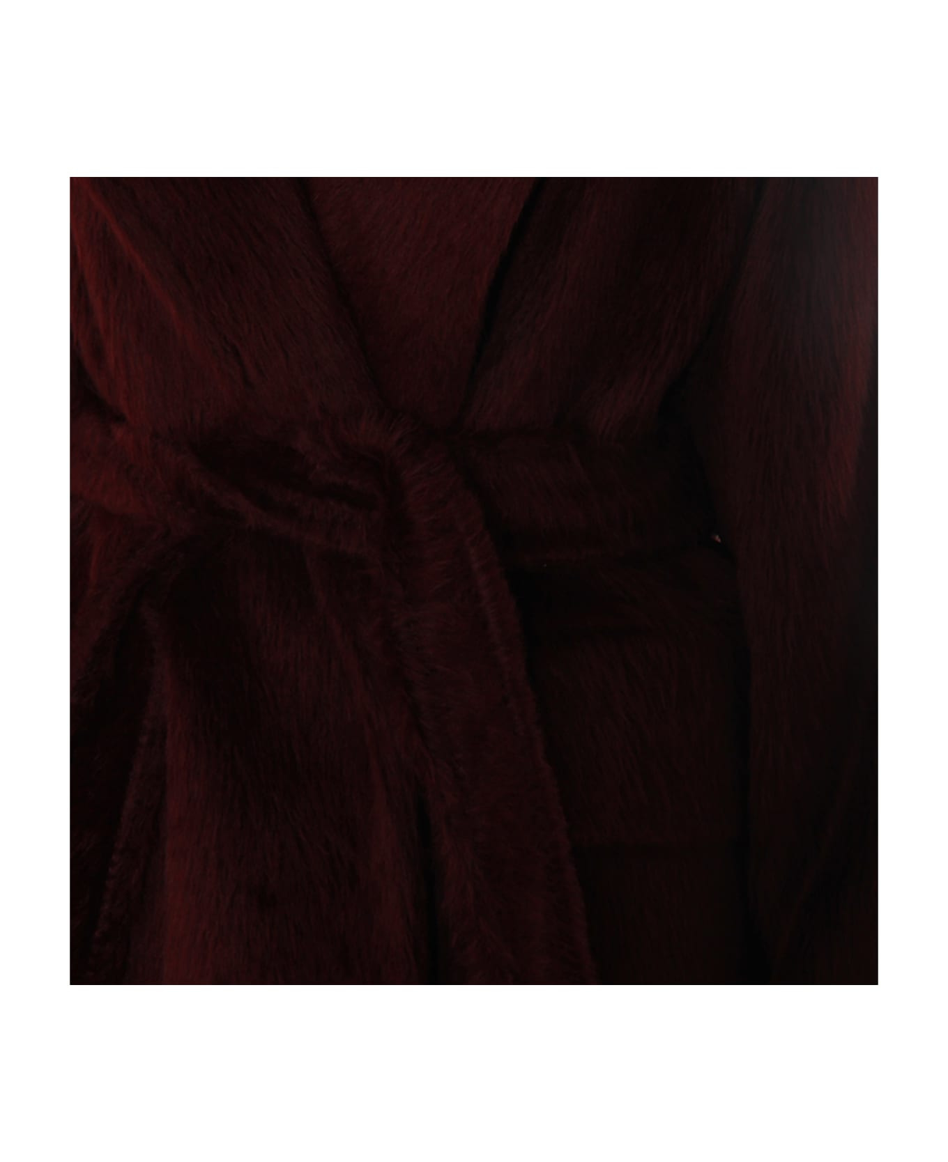 Dark Red Wool Albata1234 Coat - 3