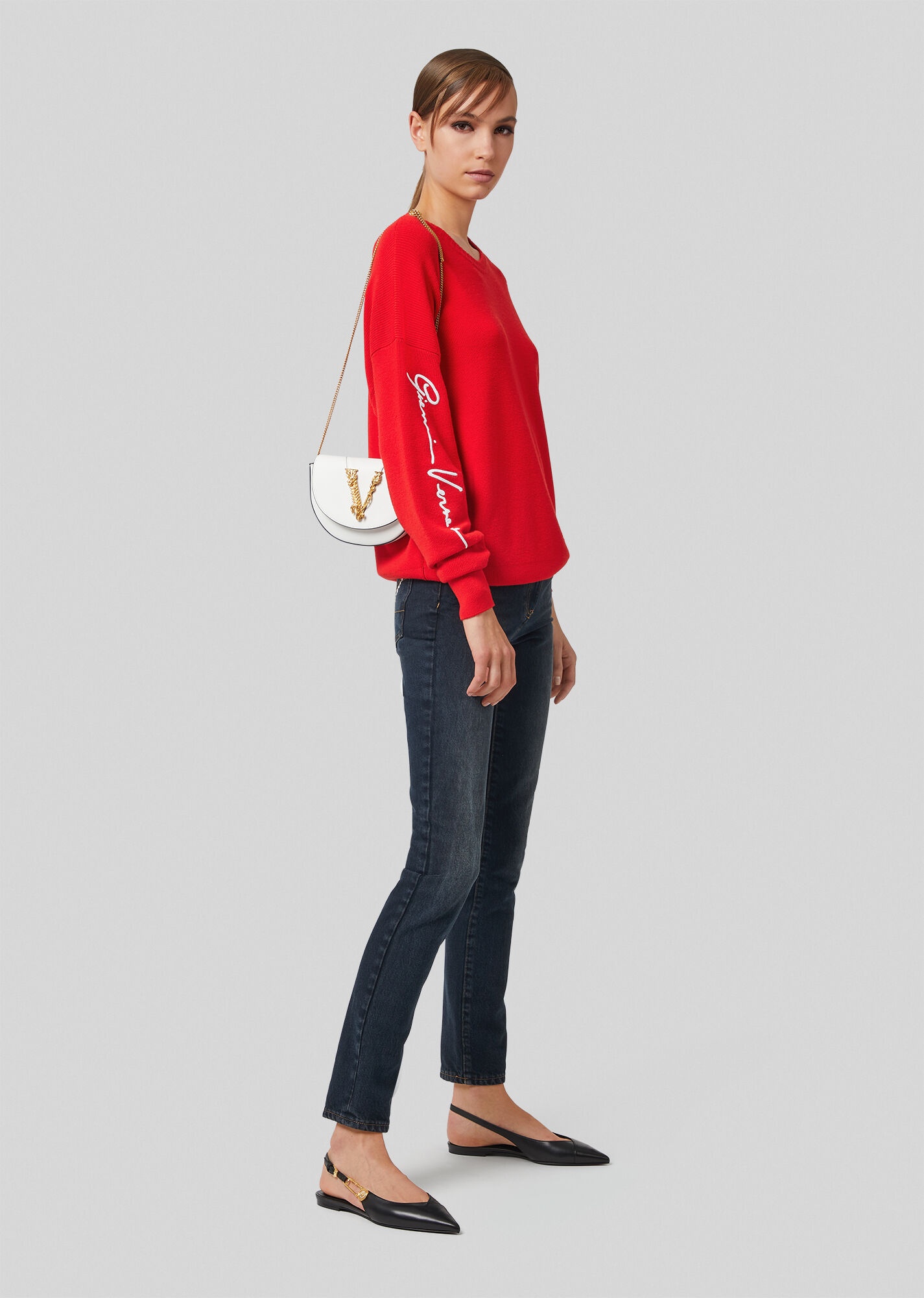 GV Signature Wool Sweater - 4