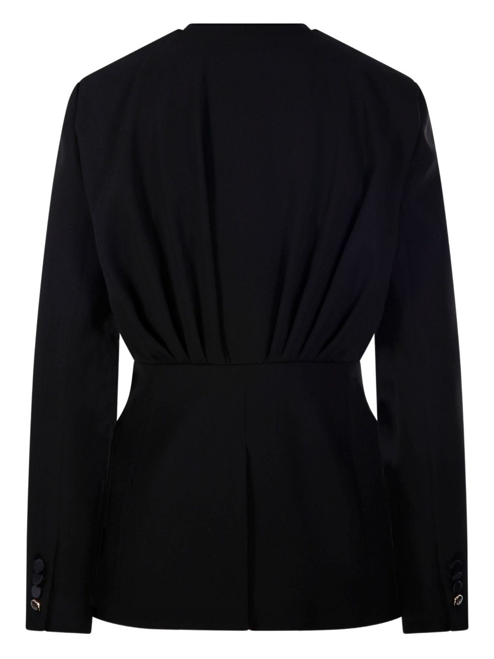 draped blazer - 2