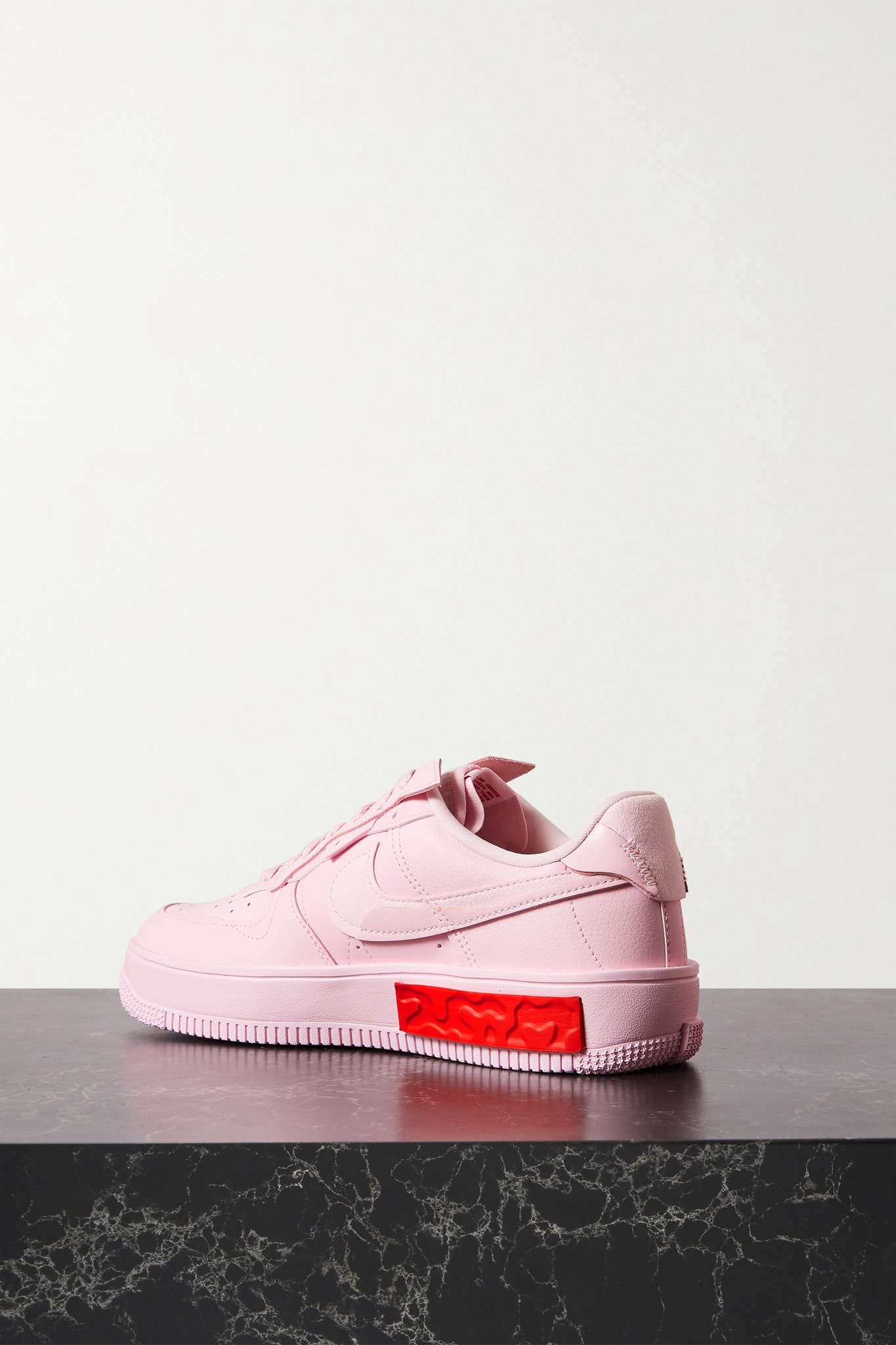 Air Force 1 Fontanka suede-trimmed leather sneakers - 3