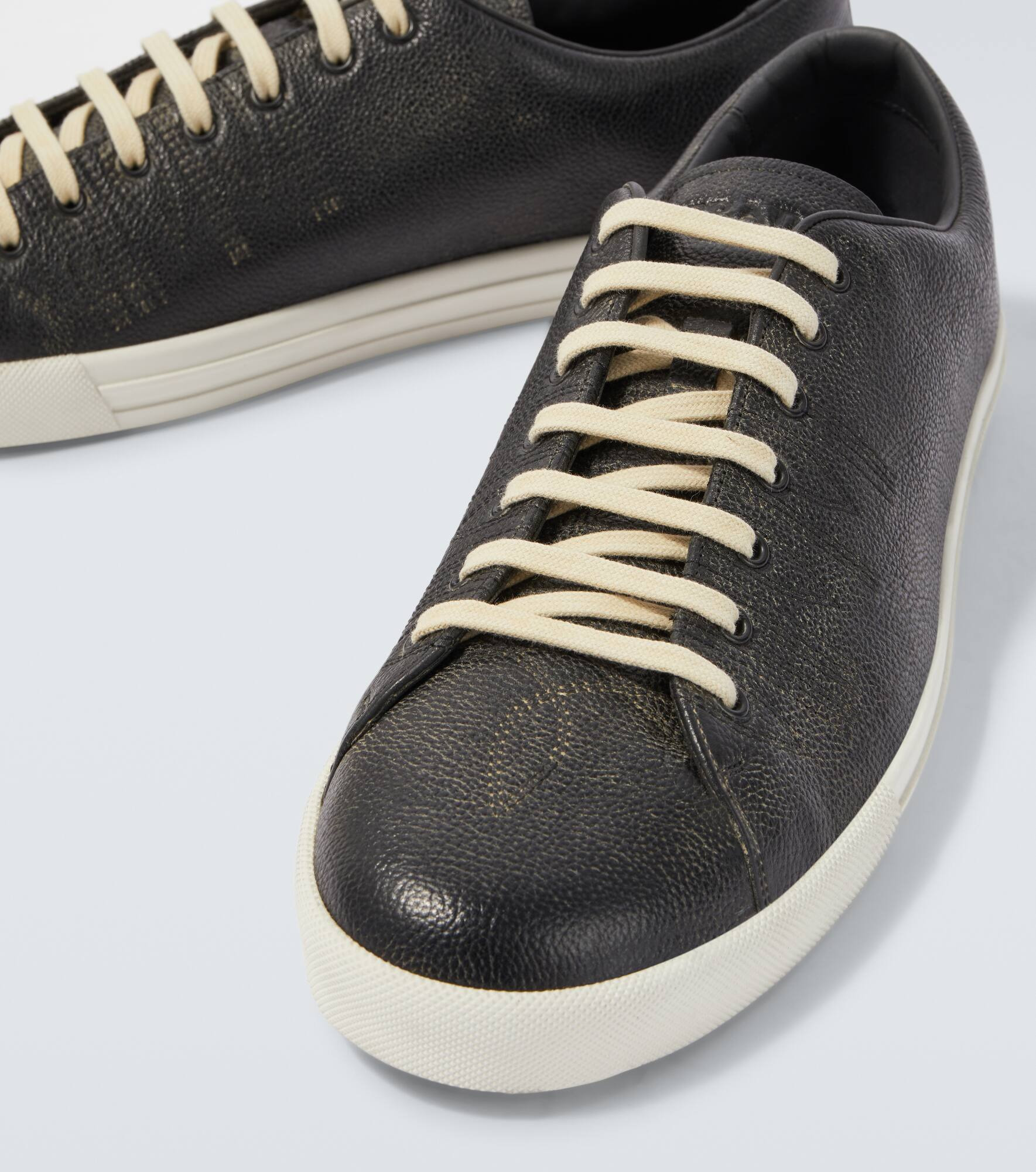 Leather sneakers - 3