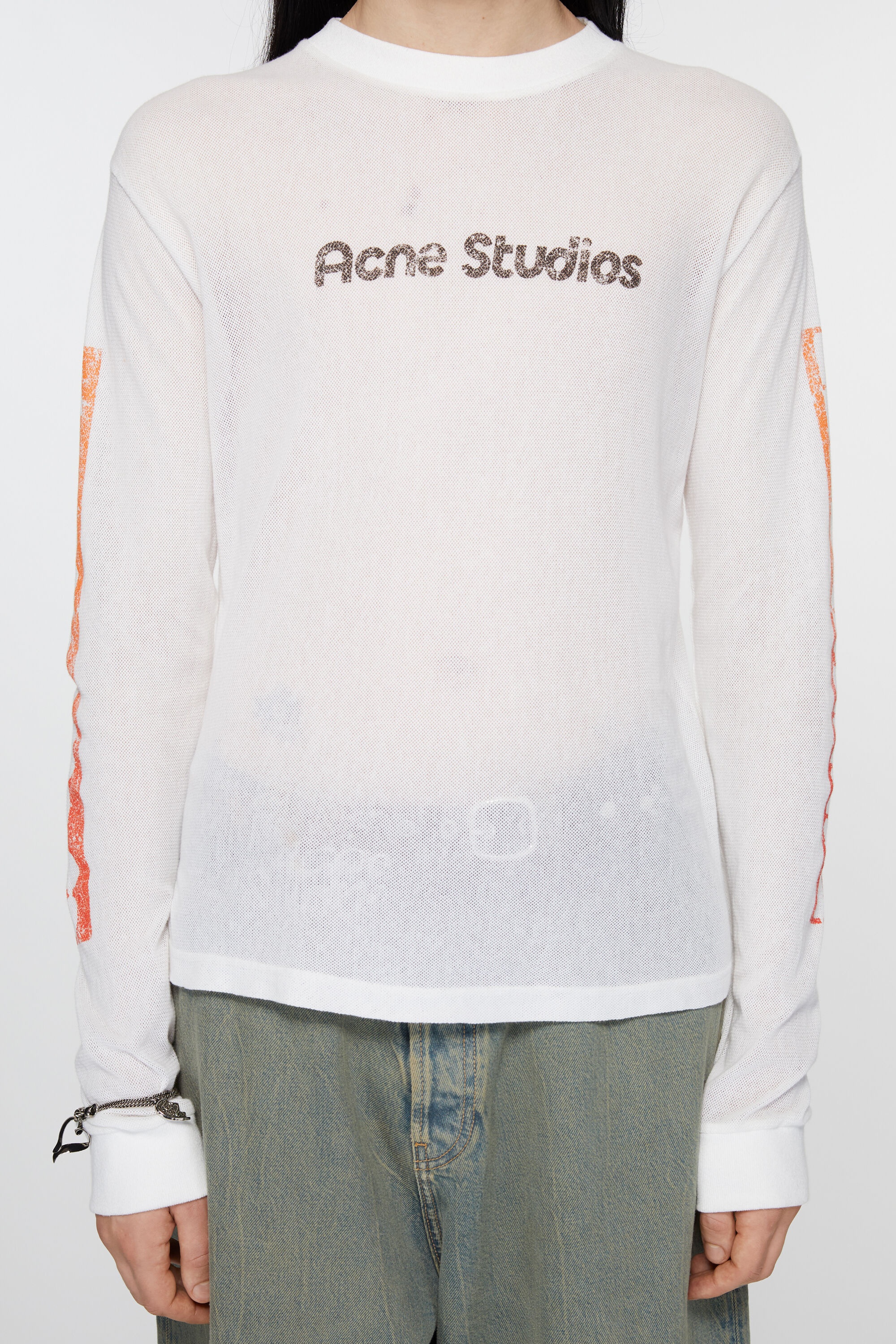 Logo long sleeve t-shirt - Optic White - 4