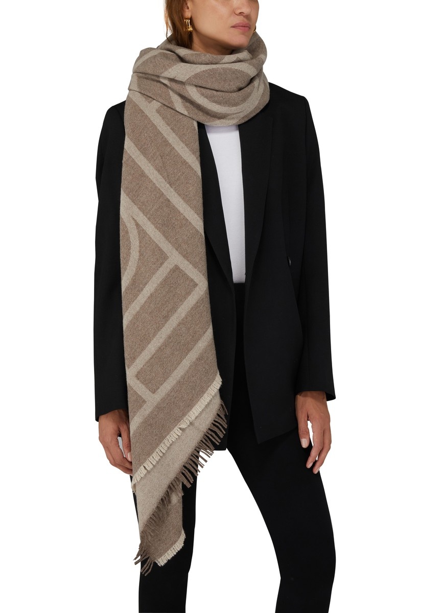 Monogram Wool Cashmere Scarf - 2