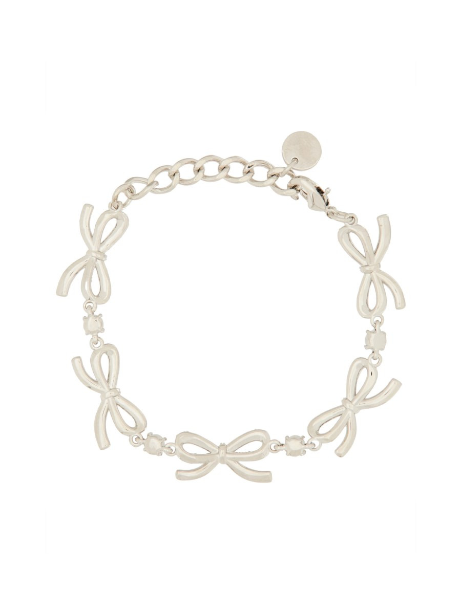 BRACELET WITH BOWS AND CRYSTALS - 2