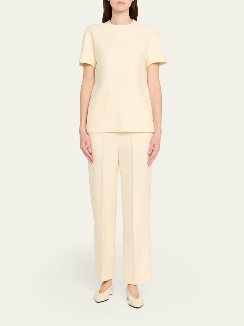 Loro Piana Mitch Wool-Silk Trousers outlook