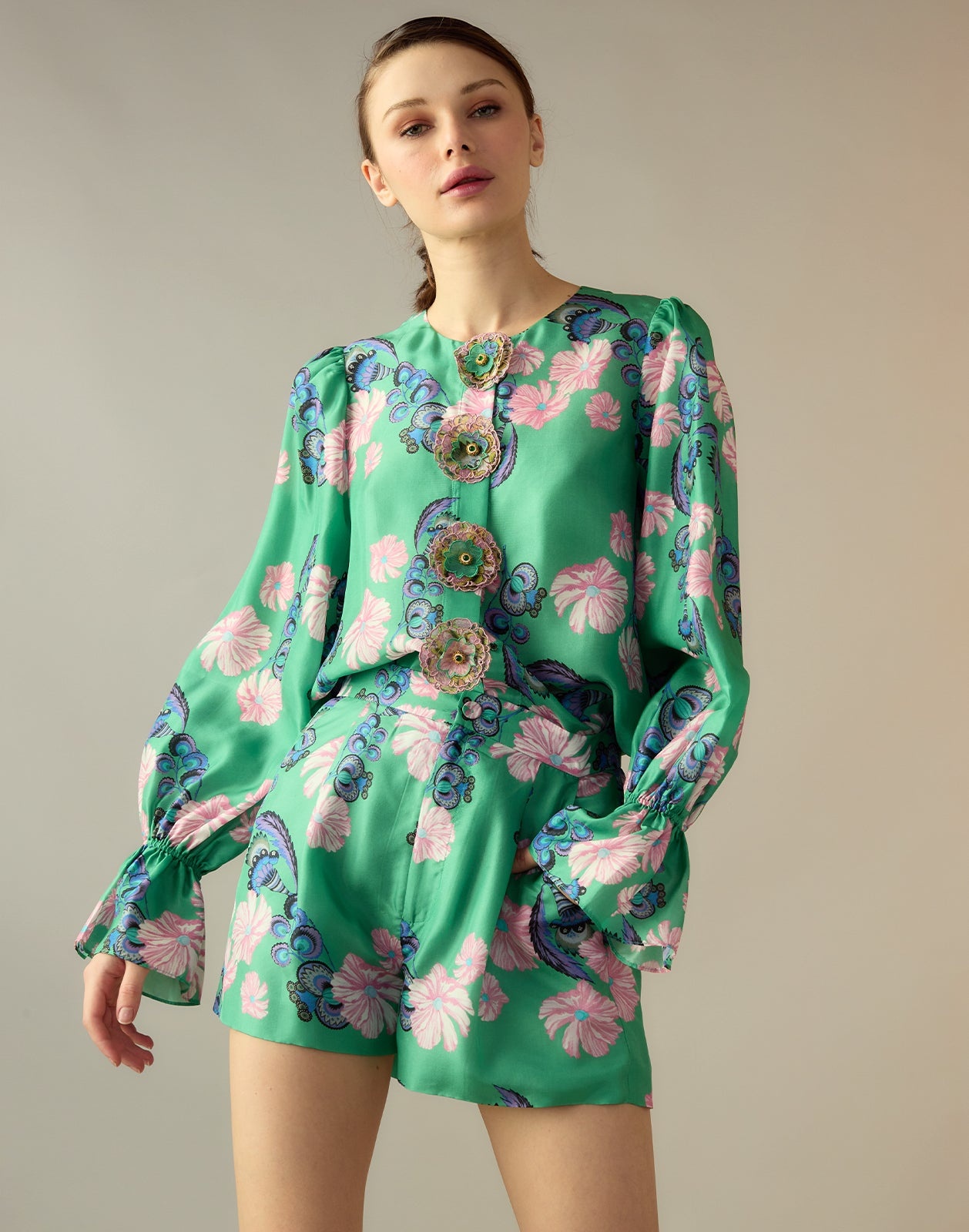 Eden Silk Blouse - 1